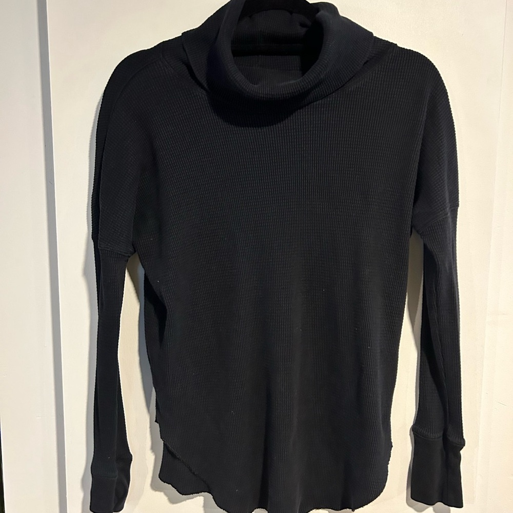 Babaton Black Turtle Neck Sweater